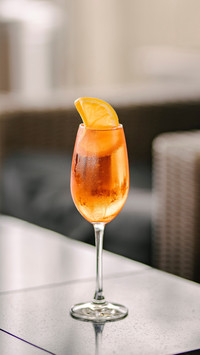 This orange craft cocktail will have your mouth watering