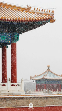 雪落故宫