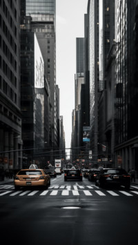 Bustling streets