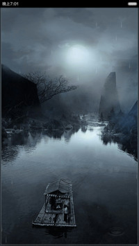 江南夜雨，3锁屏，动效锁屏