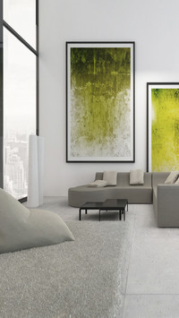 Painting on Wall in Modern House