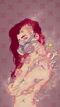 个性女生插画
