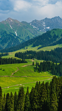 Sailimu lake and yili