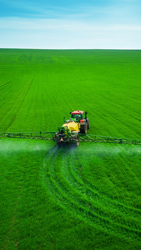 Beautiful view of the farmland