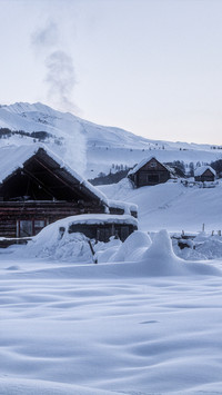 Xinjiang Dawn Hemu Scenery