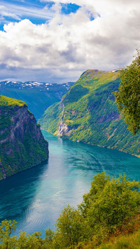 Geirangel stone in norway