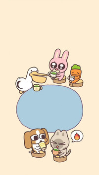 软萌伙伴治愈日常画卷