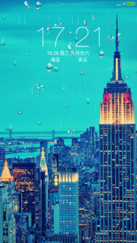 雨城（动态锁屏+落雨桌面）