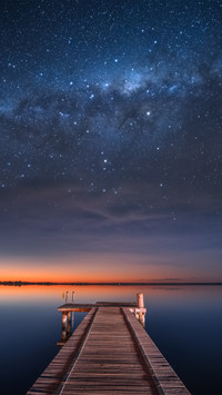 The galaxy is shining