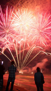 Fireworks towards the stars