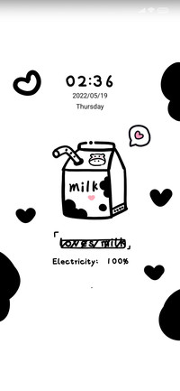 Milk streaks
