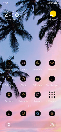 pink sky