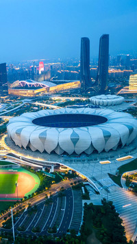 The closing ceremony of the asian games only uses one