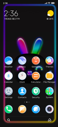 Neon rabbit