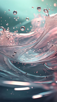 清凉感水滴壁纸-锐景创意