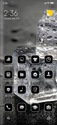 ice cubes