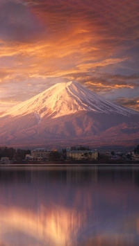 Mount fuji is a god at a glance