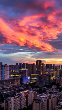 Aerial photography of wuxi