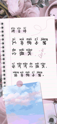 乌梅子酱的微笑拼音