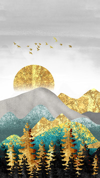Gorgeous gilt illustrations
