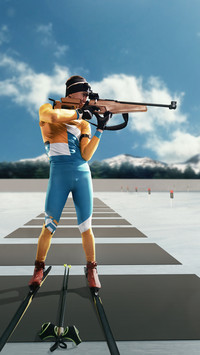 Can you shoot while skiing 64
