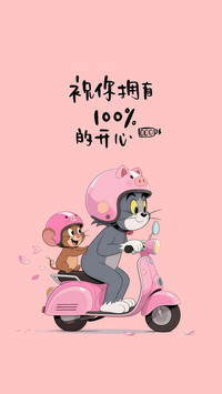 可爱卡通文字壁纸-锐景创意