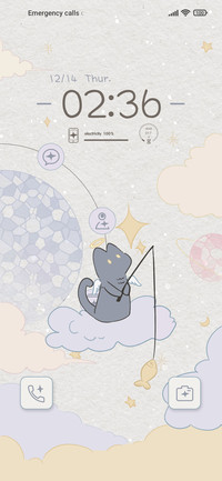 Cloud snow fishing