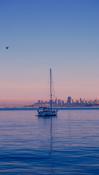 San francisco at sunset