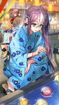 温婉的和服少女