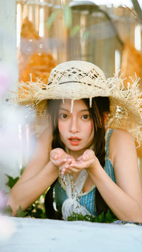 微风邂逅清爽少女