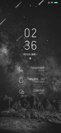 Starry black
