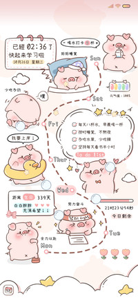 猪猪的自律日记