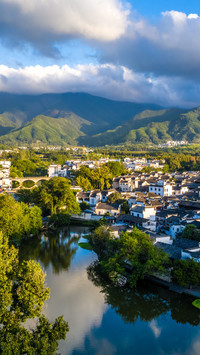 Yunshangju an ancient village in huizhou