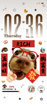 腊肠小狗 新年多图
