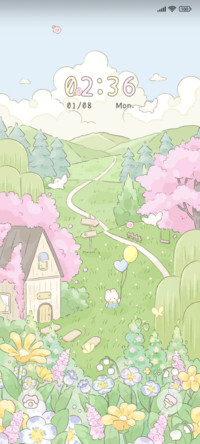Spring garden