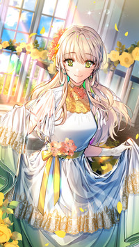 繁花中的美丽新娘