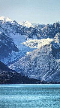 Snow Mountain with Glacier