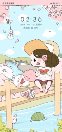 樱花季萌少女