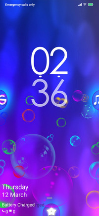 Animated Color Bubbles-HOLI