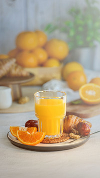 Energy bomb orange juice