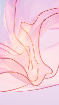 Pink transparent fabric