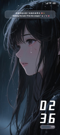 当泪又落下