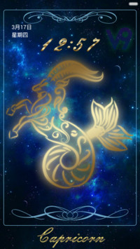动态星座之摩羯-带自定义动感锁屏