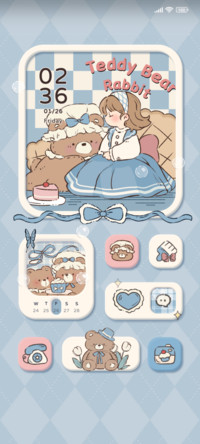 Retro bear bear
