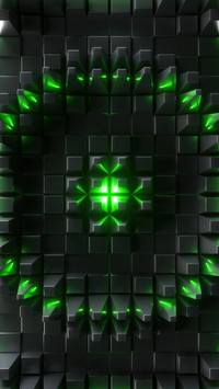 Minimalist abstract geometric creative wallpaper