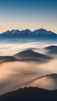 All the other mountains appear small in comparison