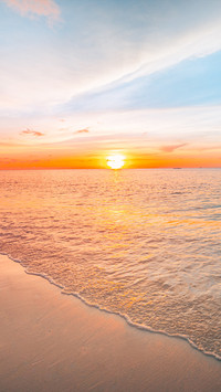 The dusk on the island is extremely romantic