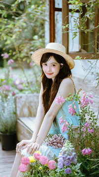 微风邂逅清爽少女