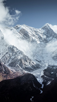 The elegance at the peak of the sacred snow mountain