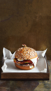 Fried eggs with bacon 27